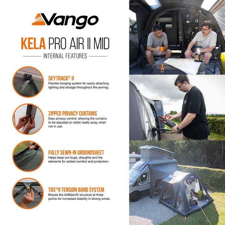 Vango Kela Pro II Air Mid Drive-Away Awning