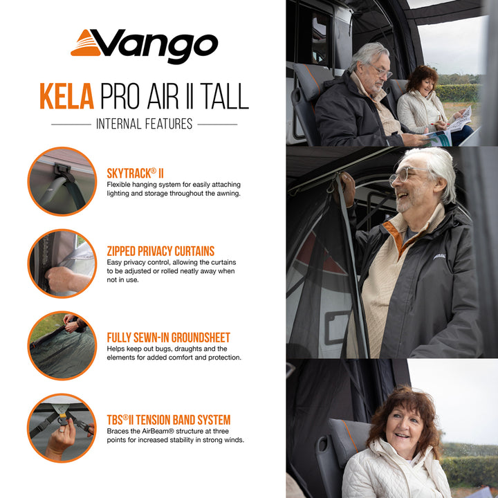 Vango Kela Pro II Air Tall Drive-Away Awning