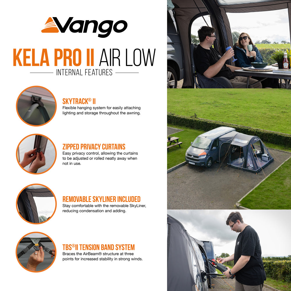 Vango Kela Pro II Air Low Drive-Away Awning