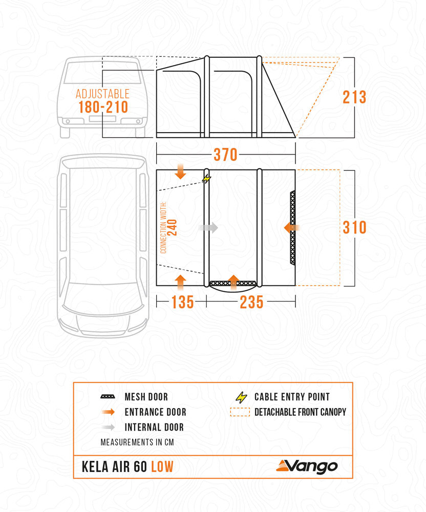 Vango Kela Air Low - Edition 60 Drive-Away Awning
