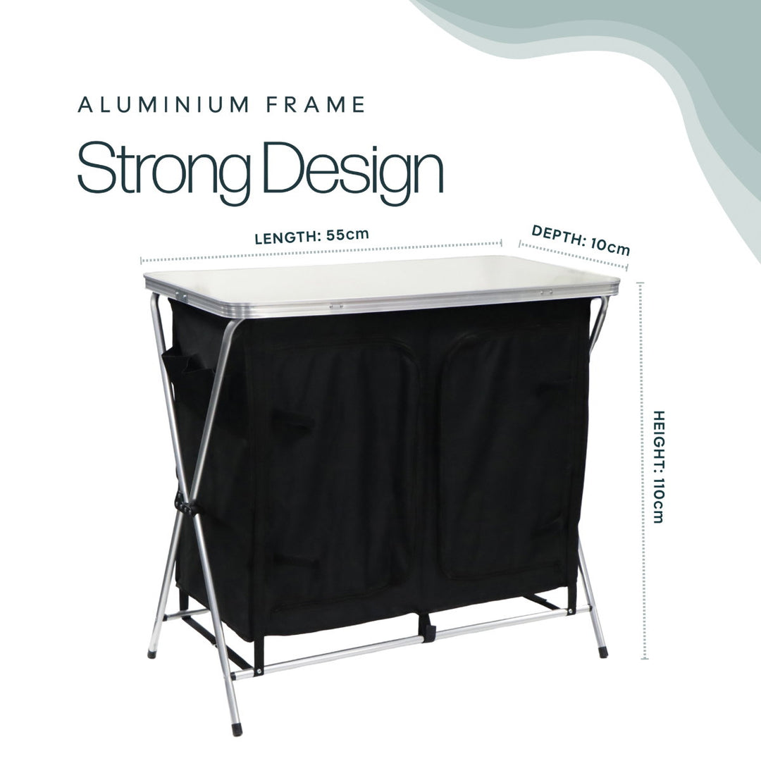 Leisurewize Aluminium Folding Cupboard/Larder