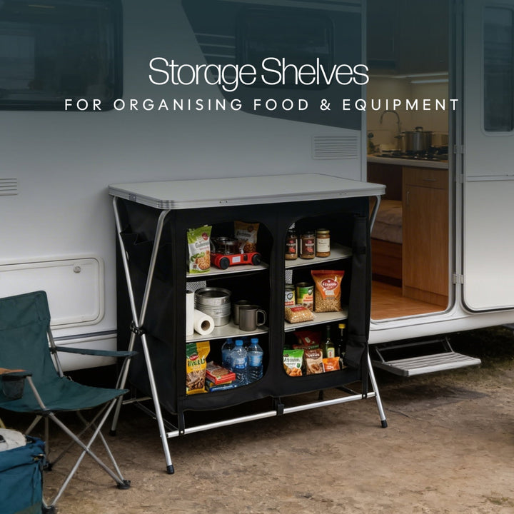 Leisurewize Aluminium Folding Cupboard/Larder