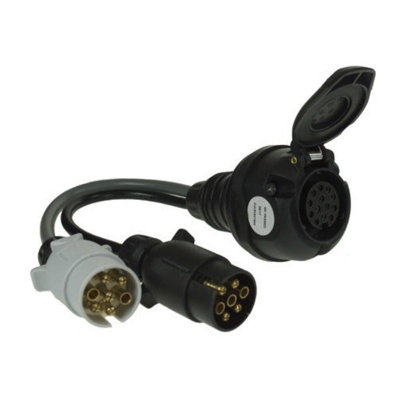 MP602 Adaptor 7 Pin 12n&S Vehicle To 13 Pin Trailer