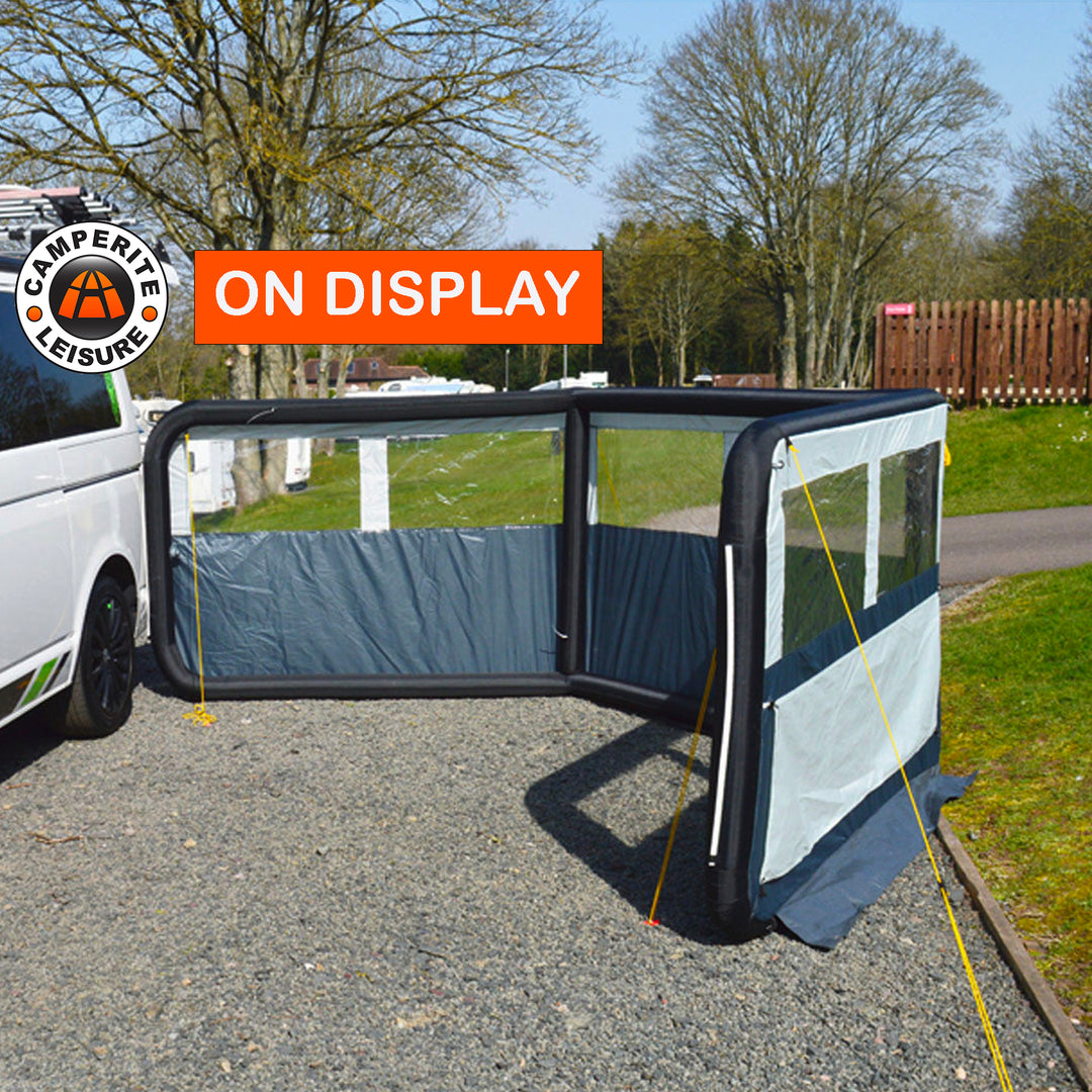 Maypole 3 Panel Inflatable Windbreak (Single Point Inflation)