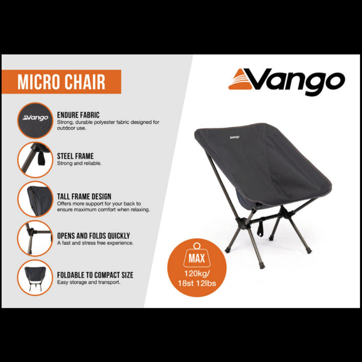 Vango Micro Chair - India Ink