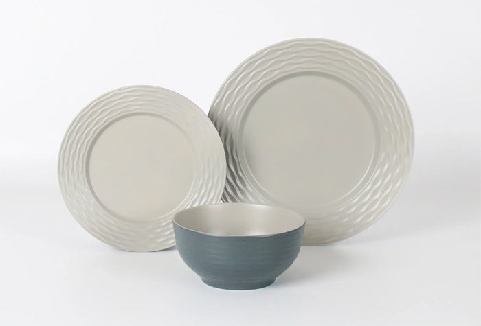 Flamefield Ripple Sand Melamine Set