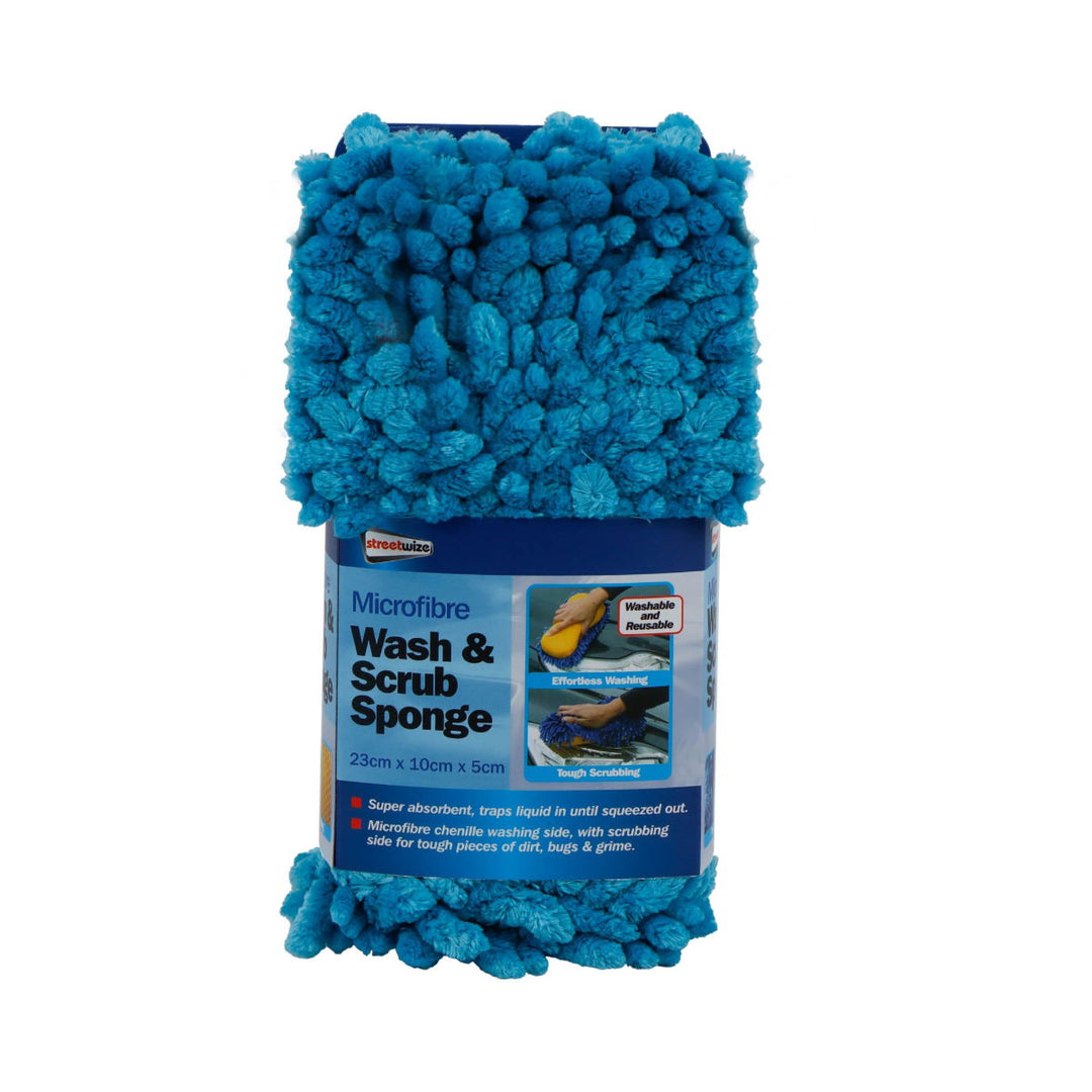 Microfibre Wash & Scrub Sponge