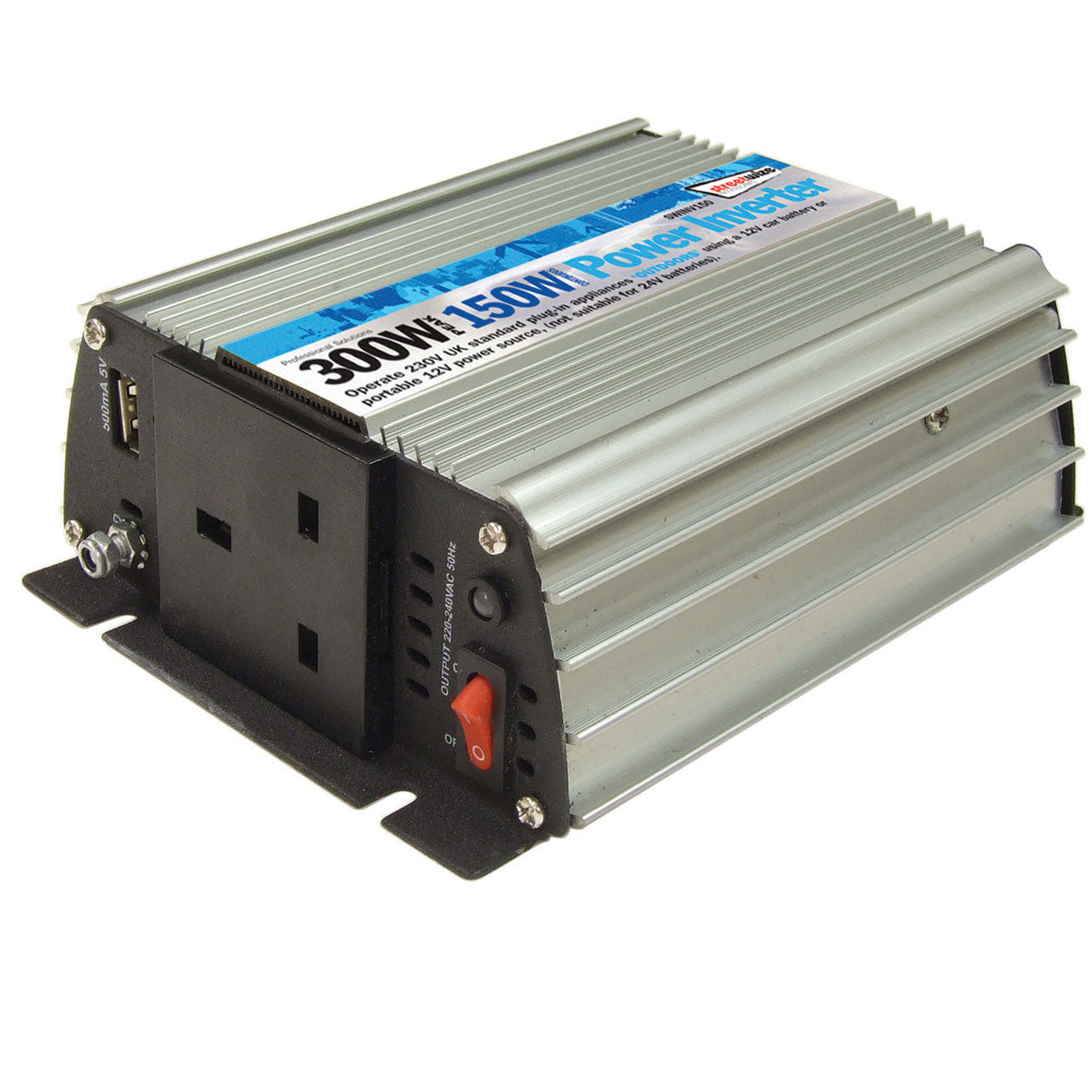 150 Watt / 300 Watt Peak Inverter from Camperite Leisure