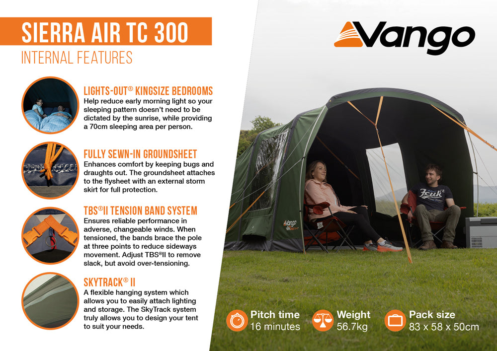Vango Sierra 300 TC Air Tent