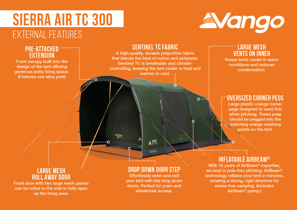 Vango Sierra 300 TC Air Tent