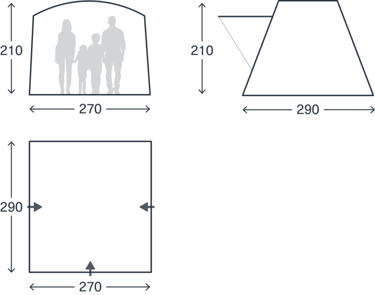Kampa Tailnest SUV &amp; Car Drive-Away Awning