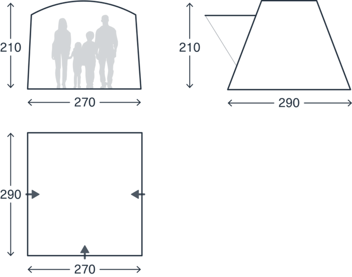 Kampa Tailnest SUV &amp; Car Drive-Away Awning
