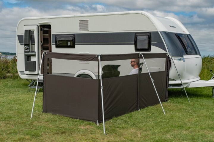 Telta 3 Panel Aluminium Windbreak