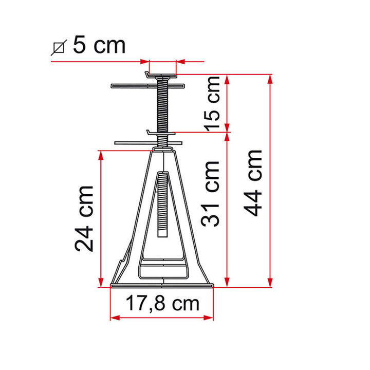 Fiamma Caravan Jack Stand Set