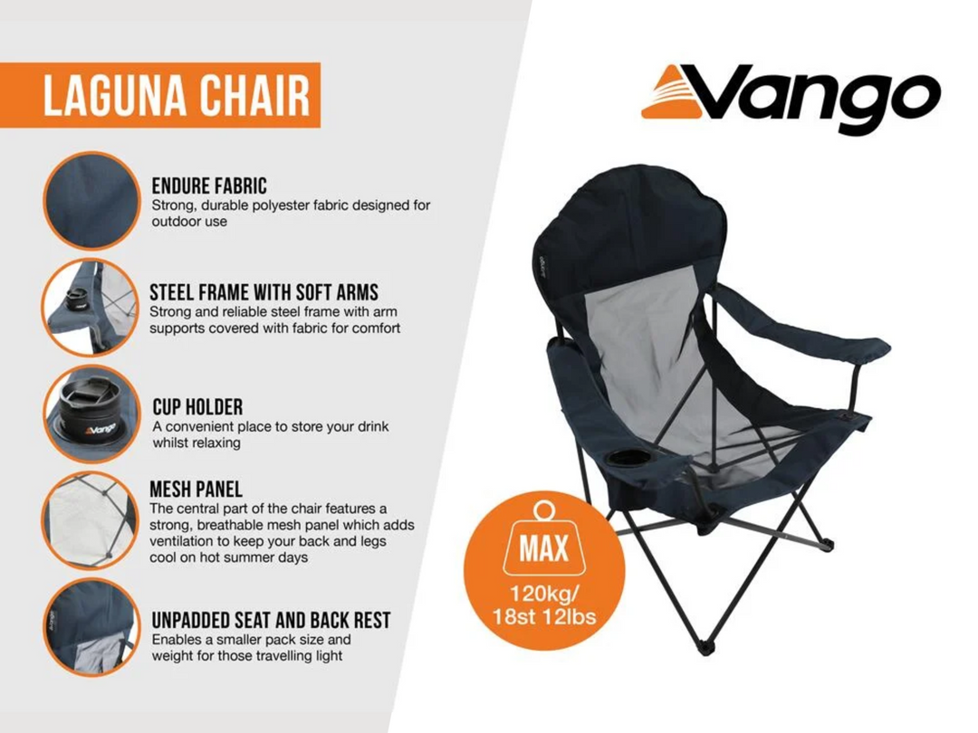 Vango Laguna Chair – Granite Grey