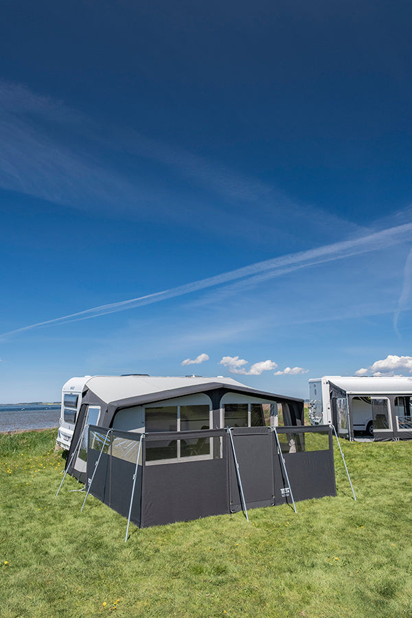 Telta SolTex 3 Panel Aluminium Windbreak