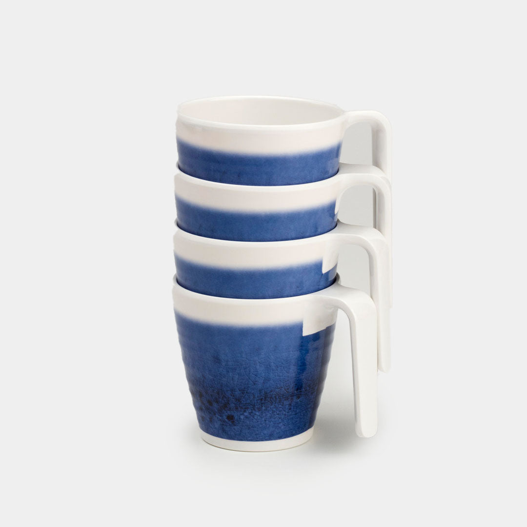 Flamefield Azure Stacking Mug Set x 4