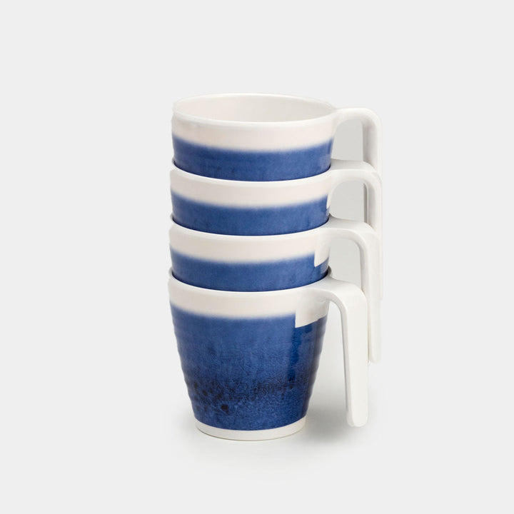 Flamefield Azure Stacking Mug Set x 4
