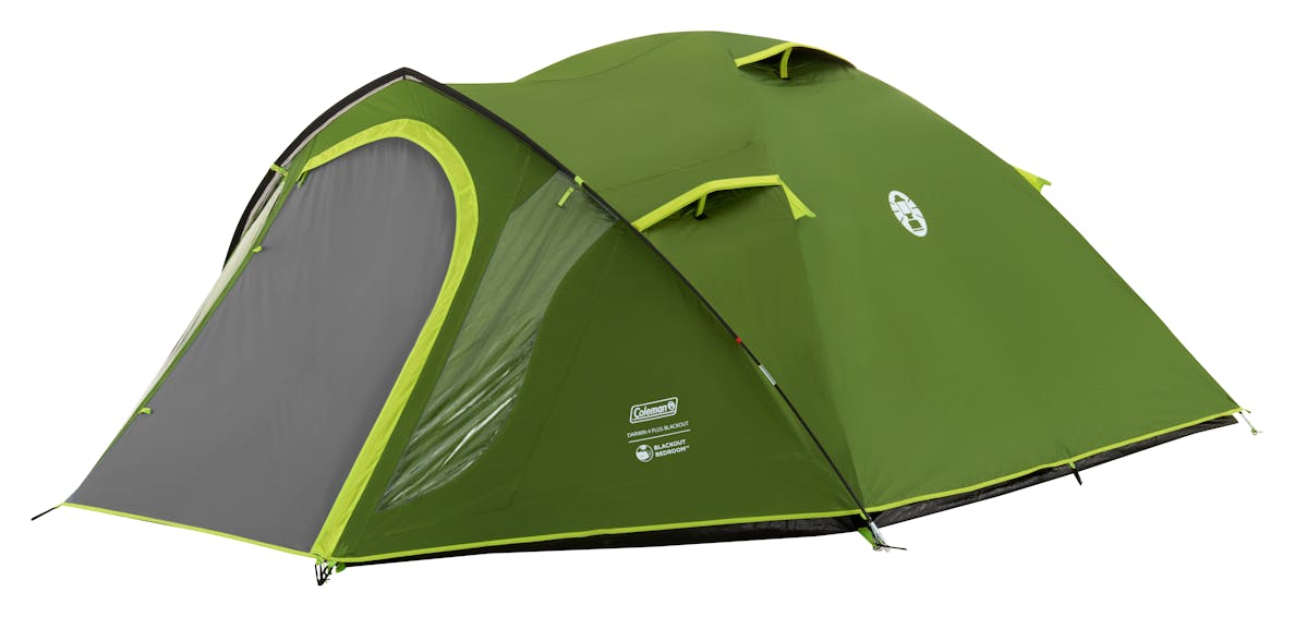 Coleman Darwin 4+ BlackOut Poled Tent from Camperite Leisure - In