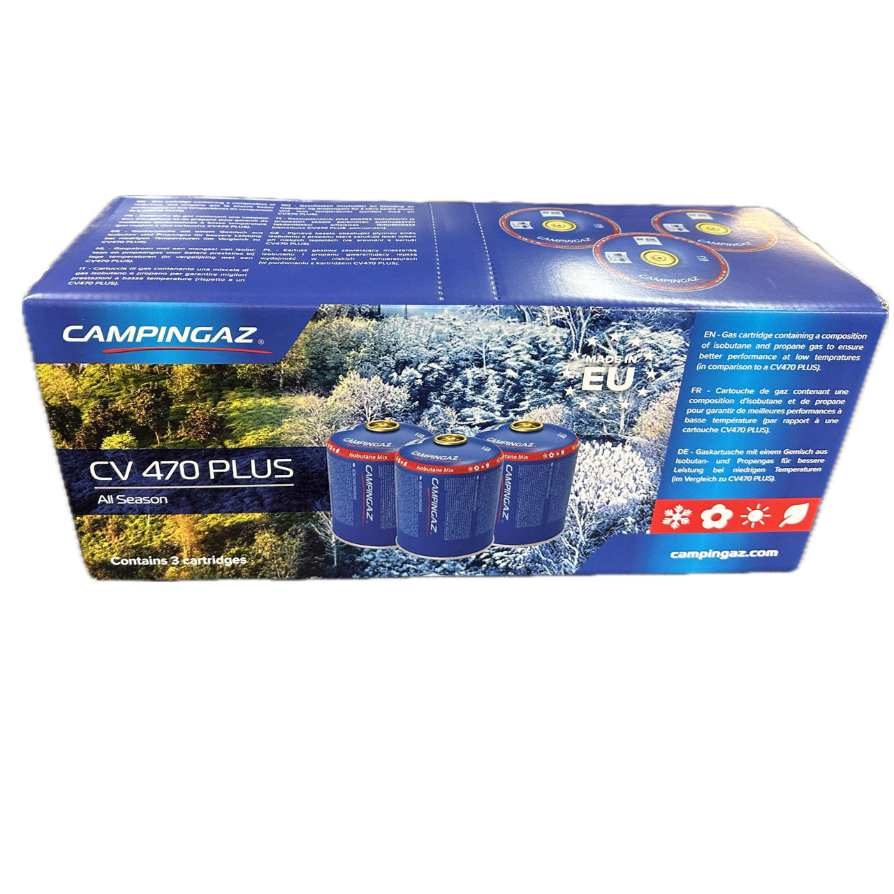 Campingaz CV470 3-Pack All Season Cartridges – Camperite Leisure