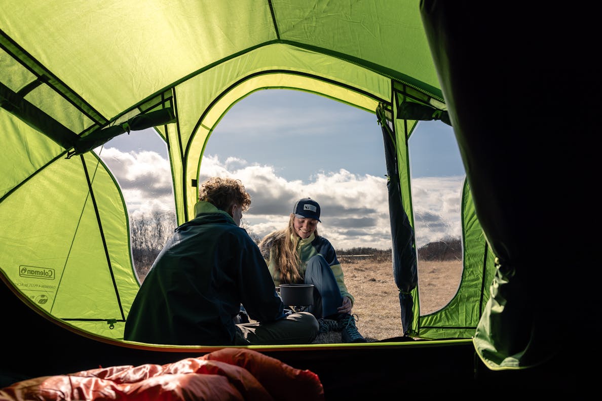 Coleman Darwin 3+ BlackOut Poled Tent from Camperite Leisure - In