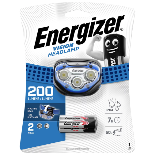 Energizer Vision Headlight - 200 Lumen