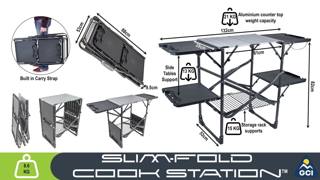GCI Outdoor Slim-Fold Cook Station