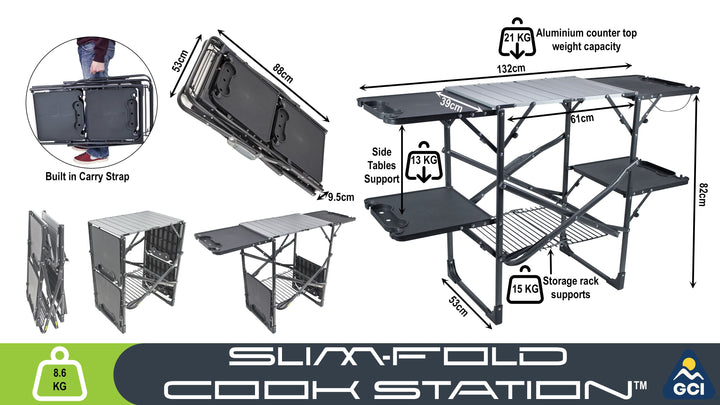 GCI Outdoor Slim-Fold Cook Station