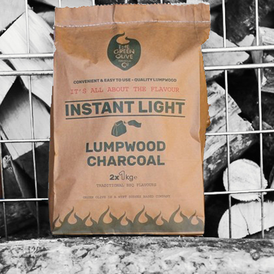 Instant Light Charcoal 2 x 1kg Bag