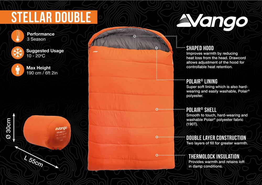 Vango Stellar Double Sleeping Bag