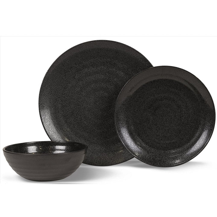 Kampa Ebony Cobble 12 piece Melamine Set
