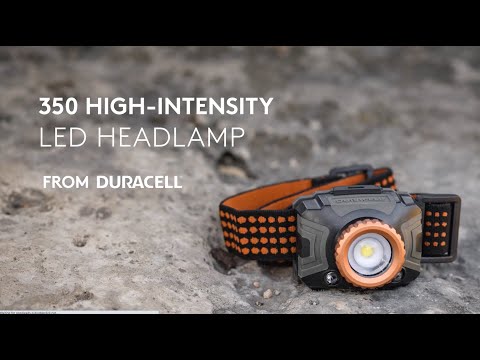 Duracell 350 Lumen Focusing LED Headlamp (inc Batteries)