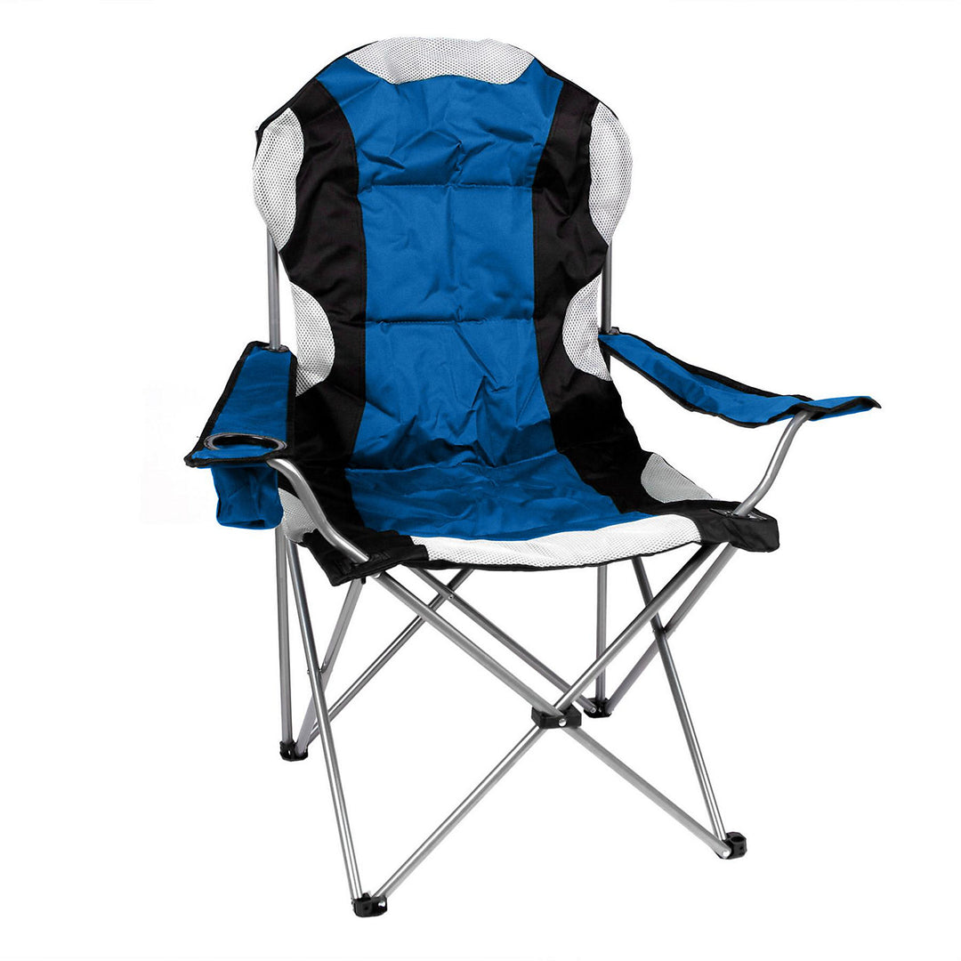 Redwood Padded Highback Armchair Blue