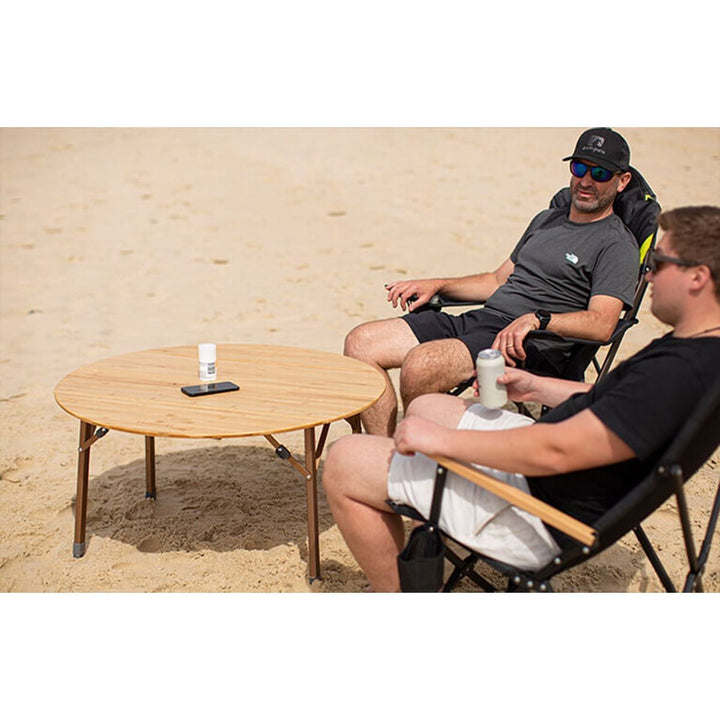 Zempire Kitpac Round V2 Bamboo Table