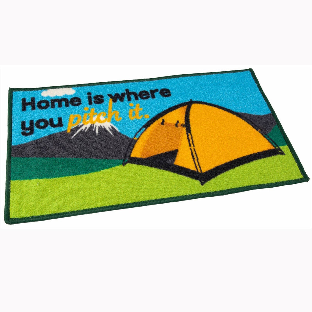 tent entrance mat Home is where you pitch it (tent) Door mat from Camperite Leisure