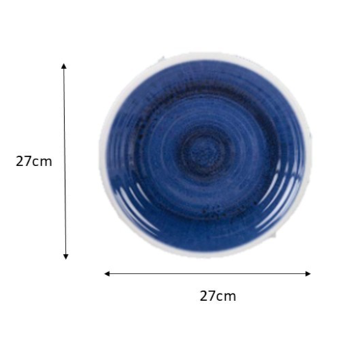 Flamefield Azure Melamine Dinner Plate