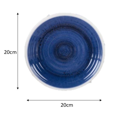 Flamefield Azure Melamine Side Plate
