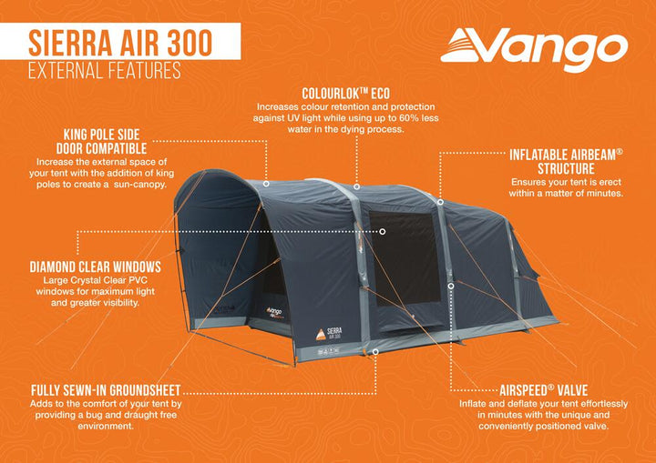 Vango Sierra 300 Air Tent
