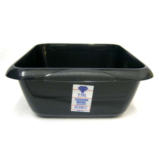 Square 7L Washing Bowl - Graphite