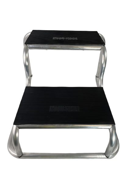 Milenco Aluminium Rubber Top Double Step