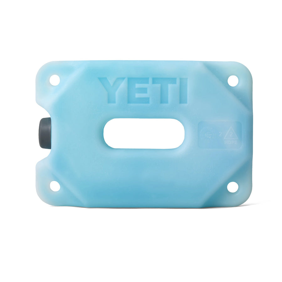 Blue Yeti cooler lid on a white background